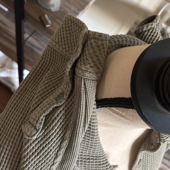 Aerie Anytime Waffle Oversized Shirt size XL - Picture 5 of 8